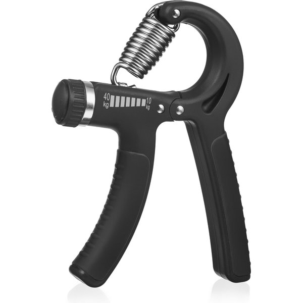 Ściskacz do rąk regulowany 10-40kg Gymtek - czarny