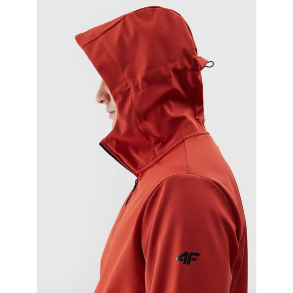 Softshell męski TSOFM283 4F - ciemna czerwień