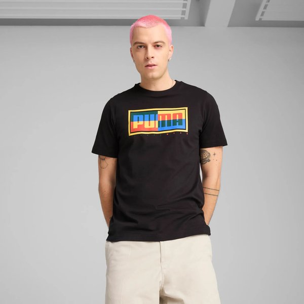 Koszulka męska Graphics Box Tee Puma - black