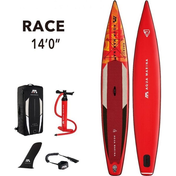 Deska pompowana SUP z akcesoriami Race 14'0 Aqua Marina