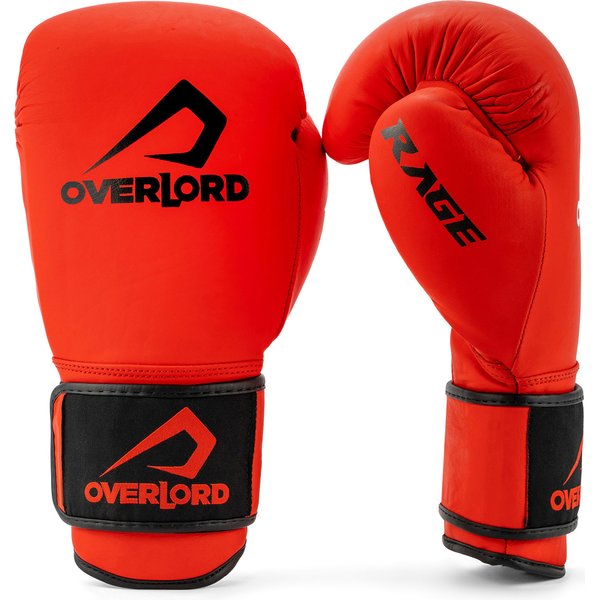 Rękawice bokserskie Rage Overlord - czerwony