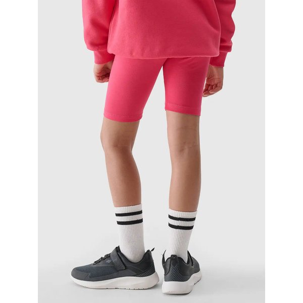 Legginsy, kolarki dziewczęce TSTIF014 4F - fuksja