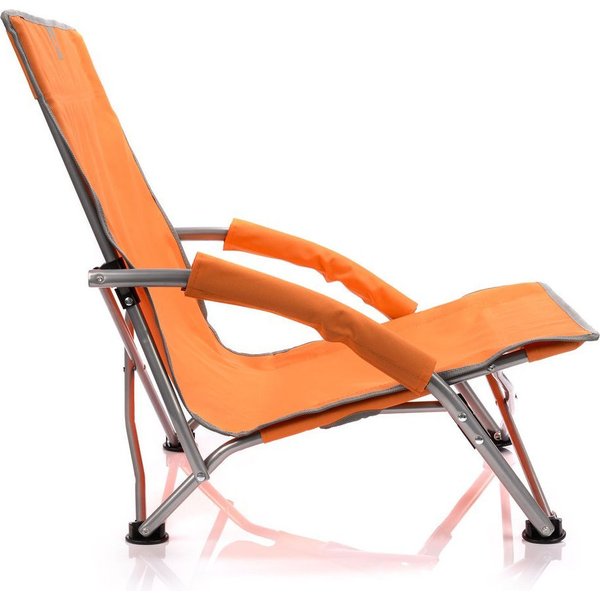 Leżak plażowy składany Coast Meteor - pomarańczowy