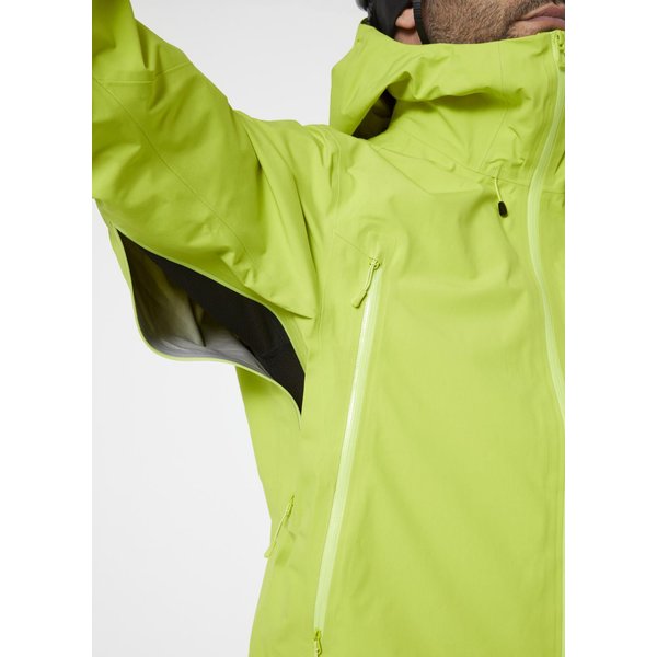 Kurtka męska Verglas Infinity Shell Helly Hansen - żółta neonowa
