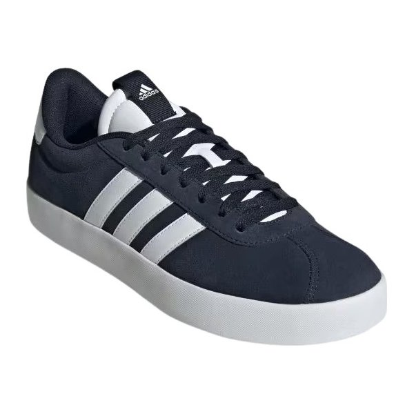 Buty VL Court 3.0 Leather Adidas - granatowe
