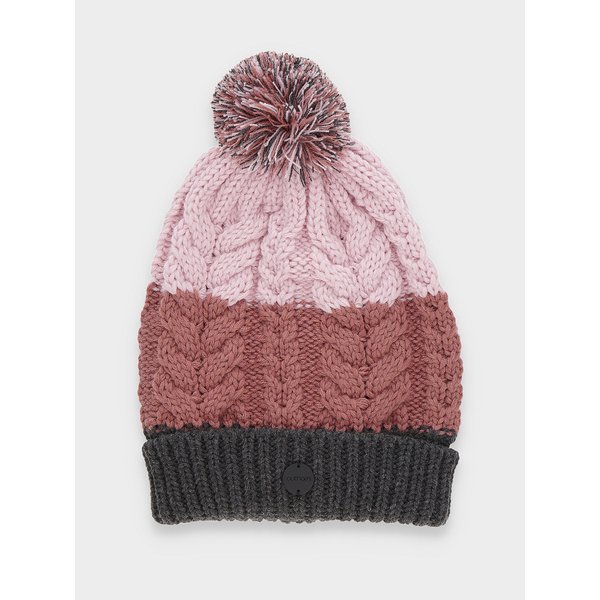 Czapka HOZ21 CAD609 Outhorn - ciemny róż