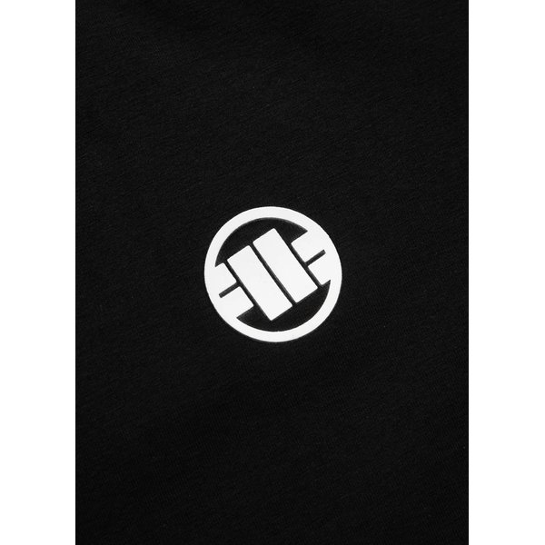Koszulka męska polo Jersey Small Logo Pitbull West Coast - czarna