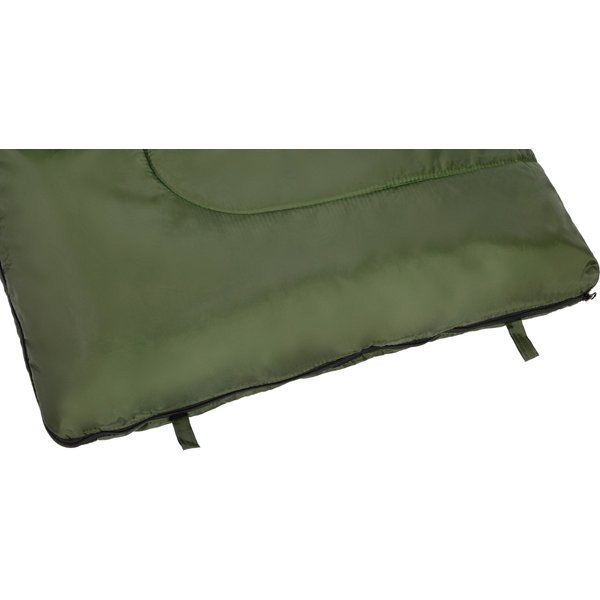 Śpiwór z kapturem lekki, kołdra Thermolite Outtec - zielony