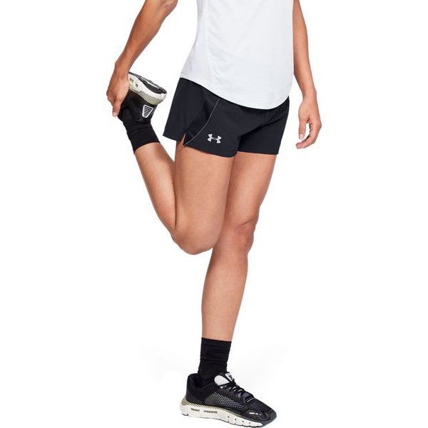 Spodenki damskie Qualifier Speedpocket Under Armour - czarny