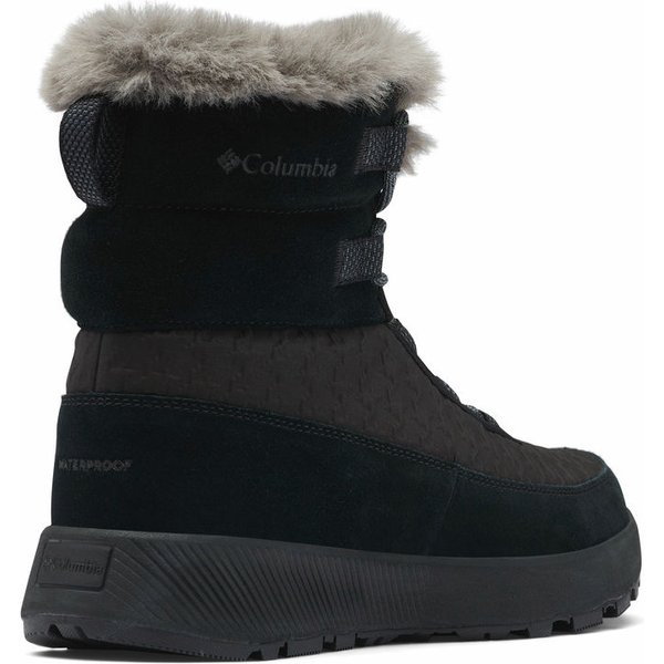 Buty, śniegowce Slopeside Peak II Luxe Waterproof Wm's Columbia - Black, Graphite