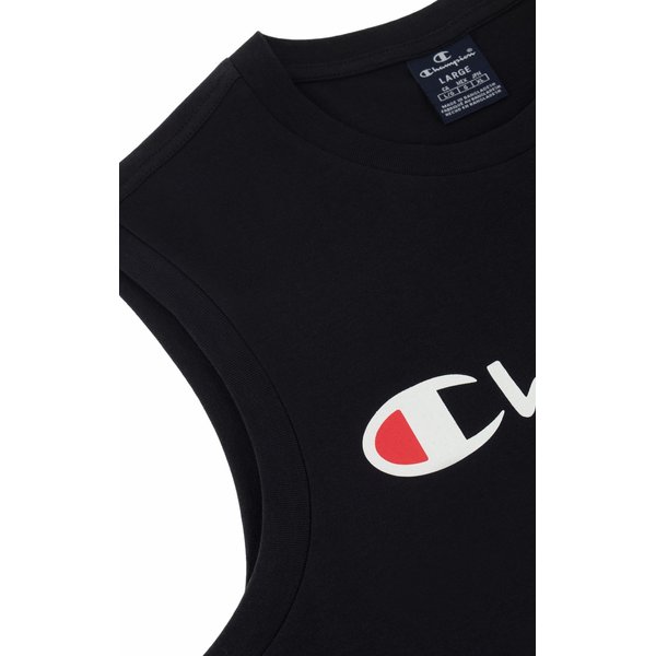 Bezrękawnik męski Big Script Champion - czarna