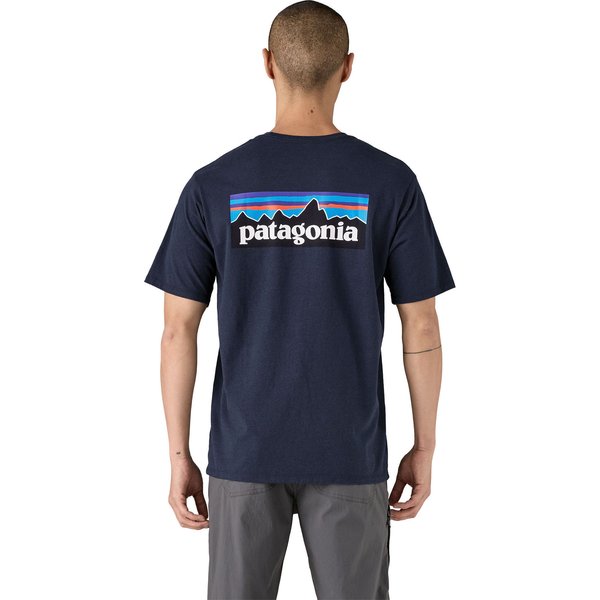 Koszulka męska P-6 Logo Responsibili Tee Patagonia - new navy