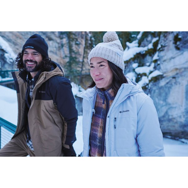 Czapka Sweater Weather Pom Beanie Columbia - Chalk Madras