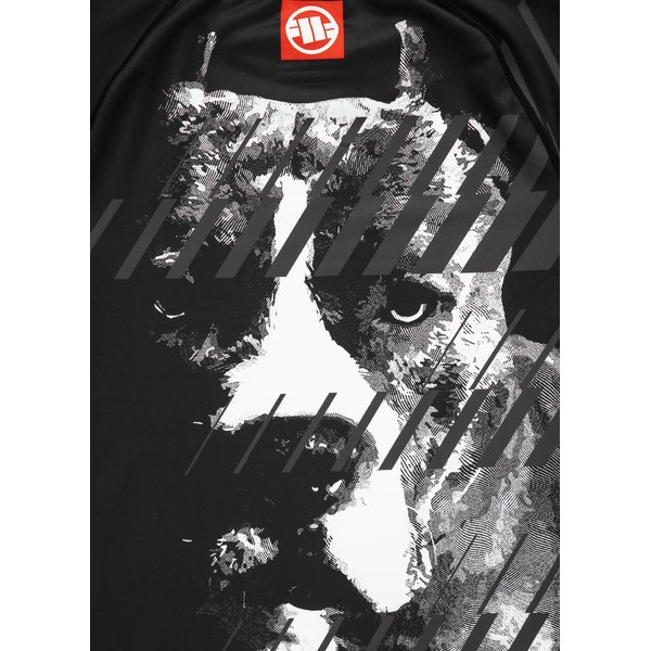 Koszulka męska Mens Rash Shortsleeve Street Dog Pitbull West Coast