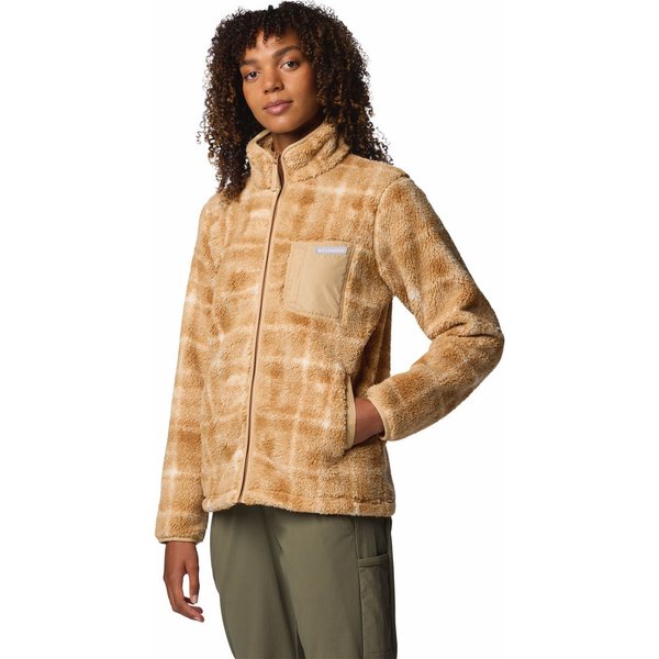 Polar damski West Bend Print Full Zip II Columbia - Camel Brown Omblur