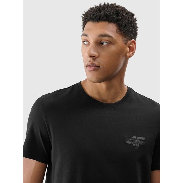 Koszulka męska TTSHM1974 4F - głęboka czerń