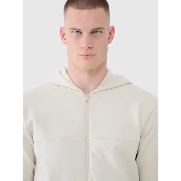 Bluza męska TSWSM1537 4F - kremowy