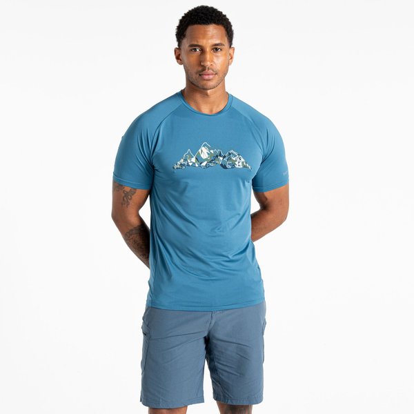 Koszulka męska Tech II Tee Dare2B - Bluesteel