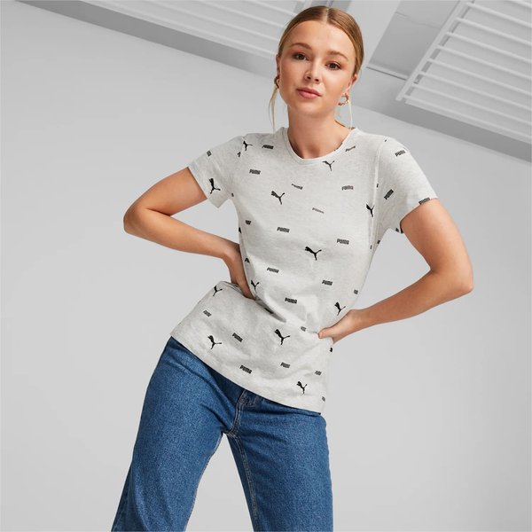 Koszulka damska ESS+ Logo Power Puma - szara