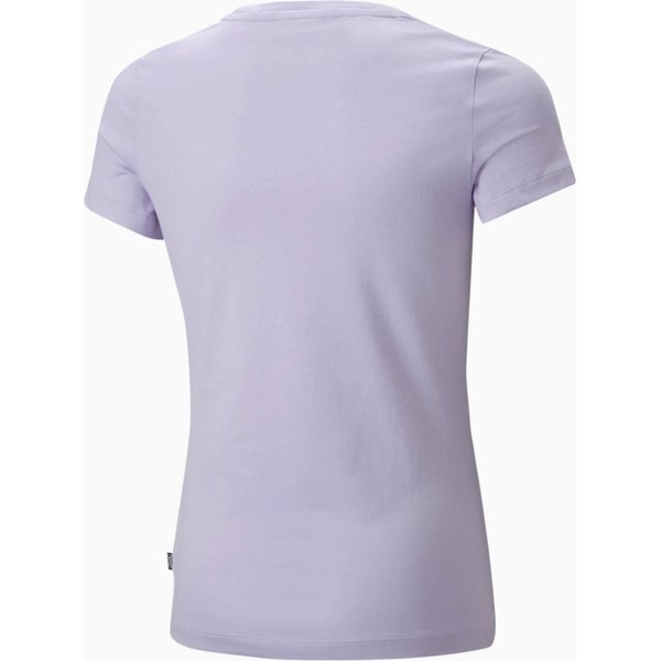 Koszulka juniorska ESS+ Logo Tee Puma - fioletowa