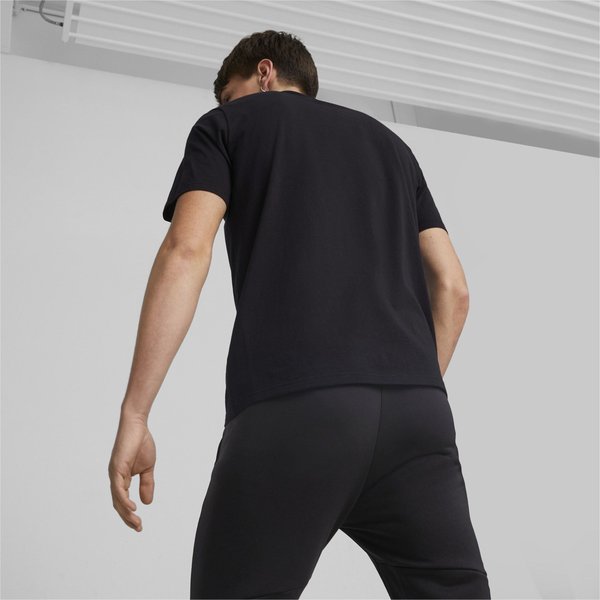 Koszulka męska Classics Logo Puma - Black-Lime