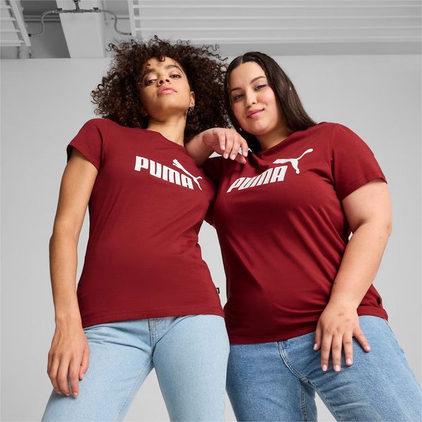 Koszulka damska Essentials Logo Tee Puma - czerwony