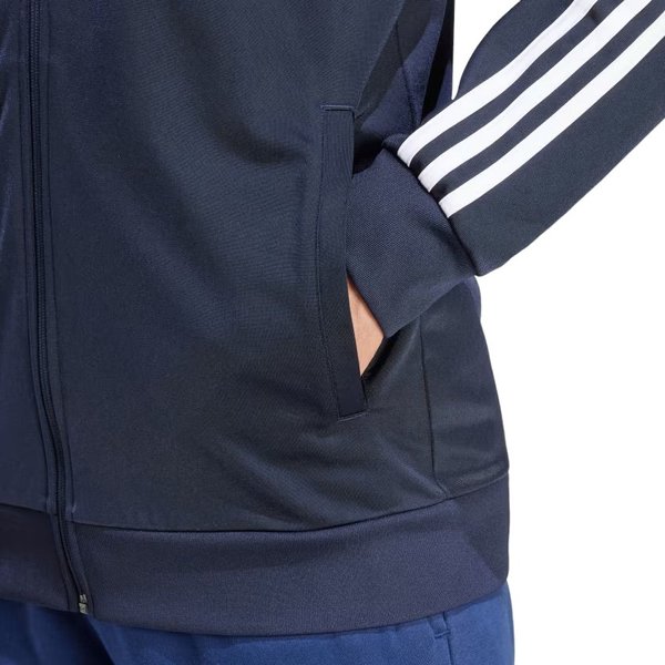 Bluza męska Primegreen Essentials Warm-Up 3-Stripes Adidas - Legend Ink/White