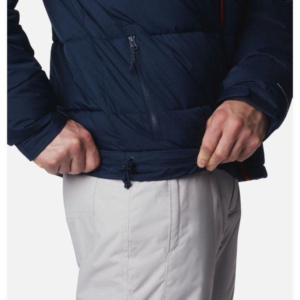 Kurtka narciarska męska Iceline Ridge Columbia - granatowa/czerwona