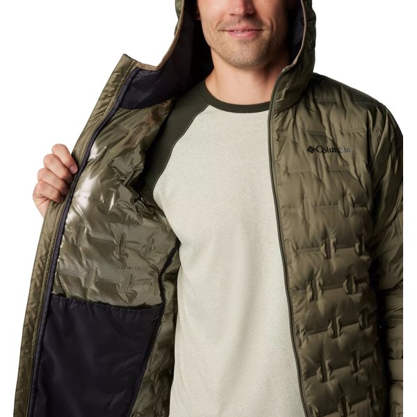 Kurtka puchowa męska Delta Ridge II Down Hooded Columbia - Stone Green