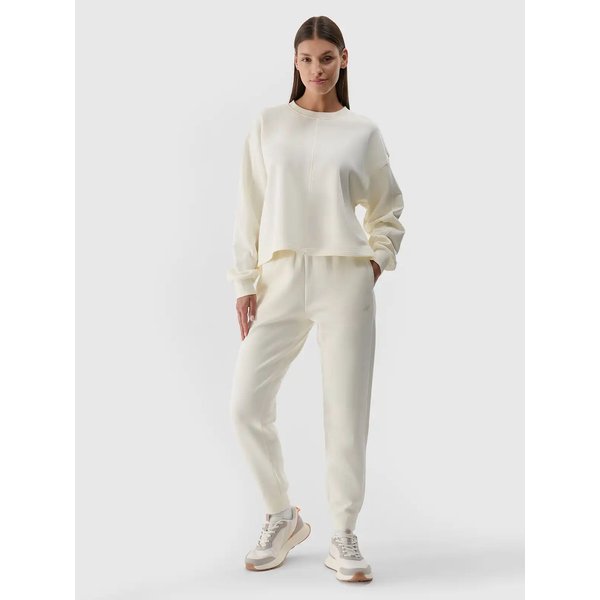 Bluza damska TSWSF1543 4F - złamana biel