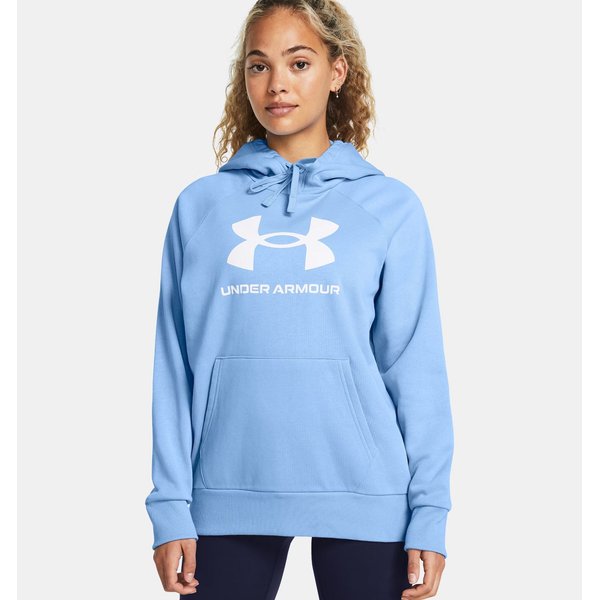 Bluza damska Rival Fleece Big Logo Under Armour - Horizon Blue/White