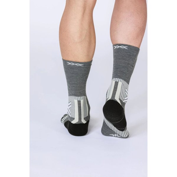 Skarpety Run Expert Silk Merino Crew X-Socks - Seal Grey
