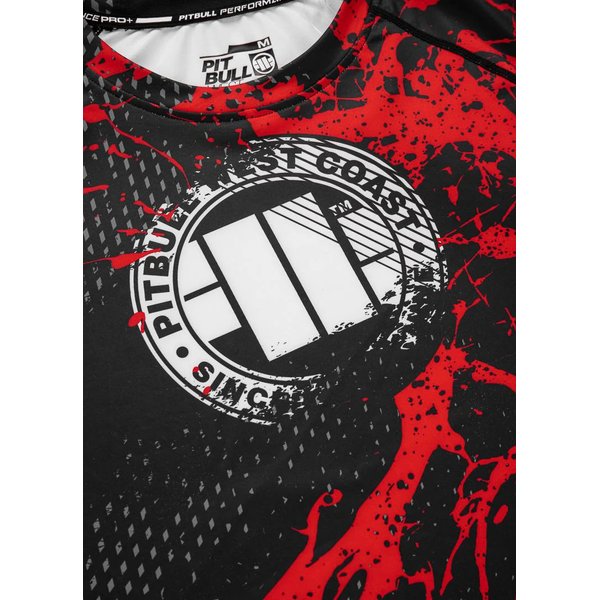 Longsleeve męski Mens Rash Longsleeve Net Camo 2 Pitbull West Coast - czarny