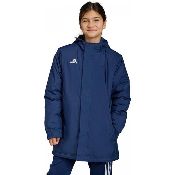 Kurtka juniorska Entrada 22 Stadium Adidas - granatowa