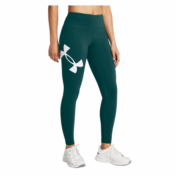 Legginsy damskie Campus Under Armour - zielone