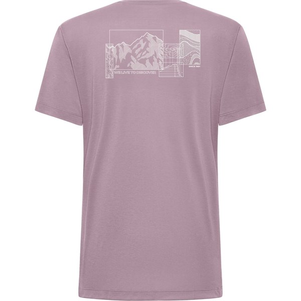 Koszulka męska Vonnan Graphic Jack Wolfskin - wild blossom