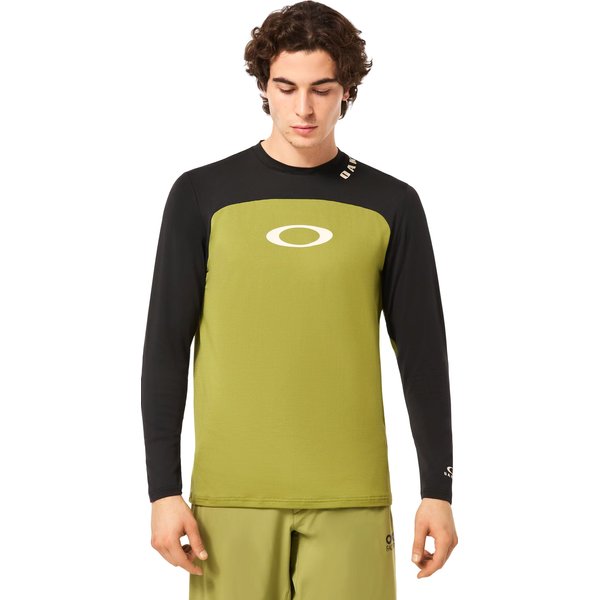 Longsleeve rowerowy męski Free Ride Oakley - fern