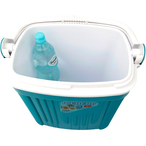 Lodówka turystyczna 20L na wkłady Iceberg EDA Plastiques - turkusowa