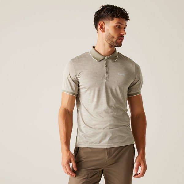 Koszulka męska polo Remex II Regatta - Golden Sand