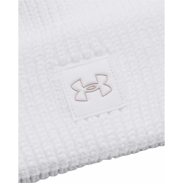 Czapka Halftime Ribbed Pom Under Armour - white