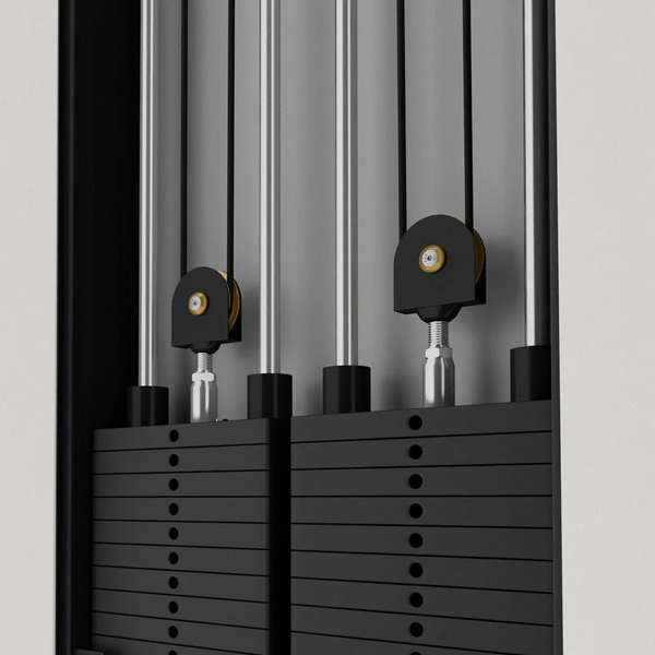 Brama treningowa podwójna ze stosem Commercial HMS