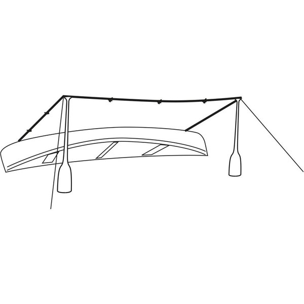 Płachta kempingowa, tarp Trail 300x300cm Robens