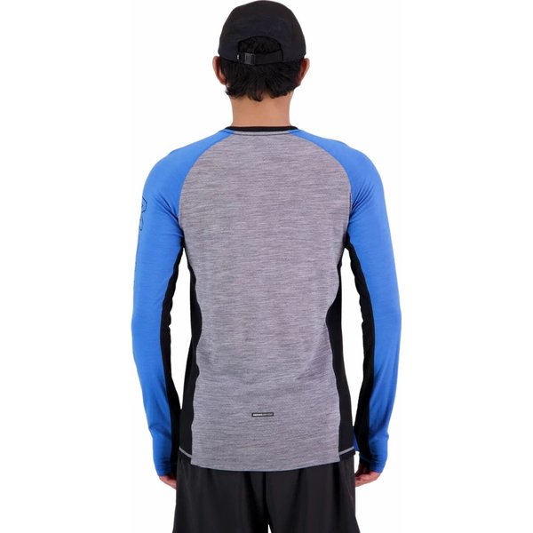 Longsleeve męski Temple Merino Air-Con LS Mons Royale - Blue Gravel