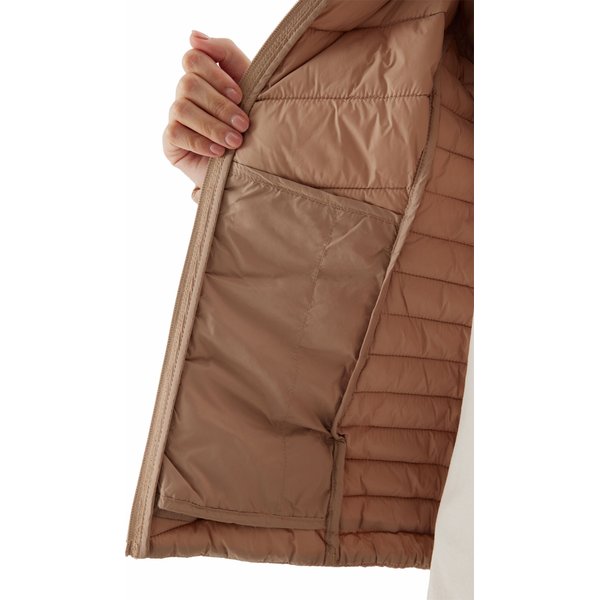 Kurtka puchowa damska 4FWSS24TDJAF350 4F - beż