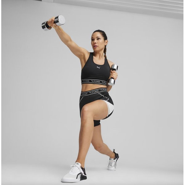 Biustonosz sportowy damski 4Keeps Elastic Puma - Black