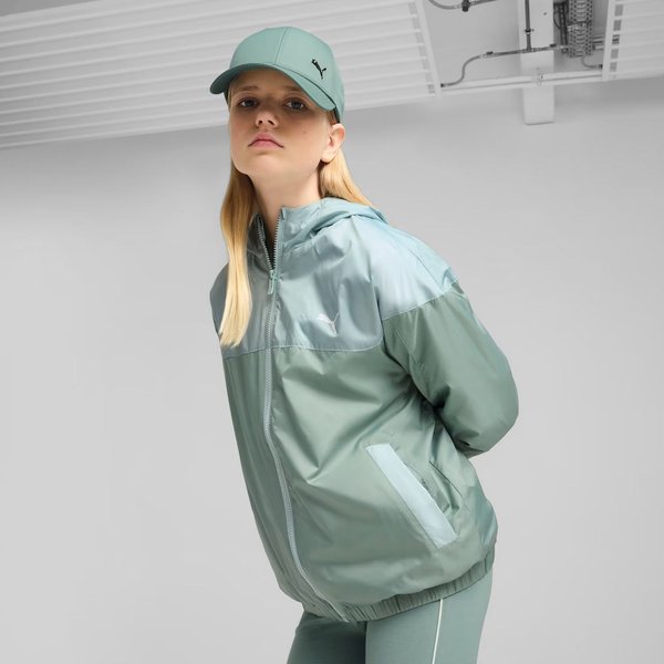 Czapka juniorska Ess Metal Cat BB Cap Youth Puma - Green Moon