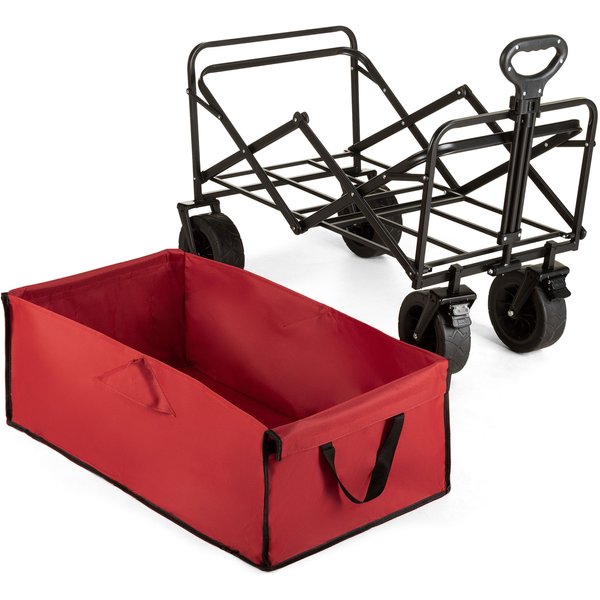 Wózek turystyczny, składany EasyGo 100L Outtec - EasyGo czerwony