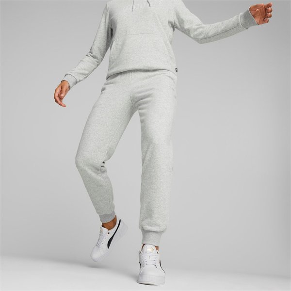 Spodnie dresowe damskie Ess Elevated Pants Puma - szare