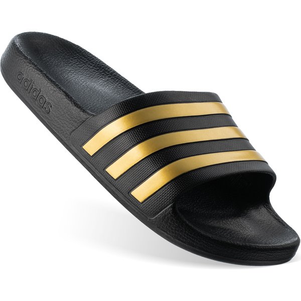 Klapki Adilette Aqua Adidas - czarny/złotawe