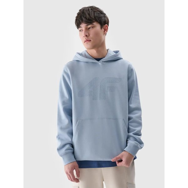 Bluza męska TSWSM1621 4F - jasny niebieski